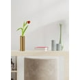 thumbnail image 3 of Serene Spaces Living 6" Matte Gold Floral Cylinder Vase - Flower Vases for Centerpieces at Weddings, Party Tables, Dining or Coffee Table, Thanksgiving, Fall Decor, Single, 3 of 6