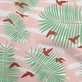 thumbnail image 1 of oneOone Viscose Jersey Green Fabric Tropical Plam Tree With Birds Sewing Craft Projects Fabric Prints By Yard 60 Inch Wide, 1 of 4