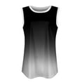 thumbnail image 4 of YDKZYMD Vacation Athletic Tank Tops for Women Tie Dye Gradient Scoop Neck T Shirts Plus Size Sleeveless Camisole Beach 2024 Trendy Tunic Tops M, 4 of 6