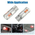 thumbnail image 2 of T10 194 168 W5W 2825 3030 9SMD Car Interior Backup Lights LED Bulbs Aluminum Alloy Red Light 2 Pcs, 2 of 6