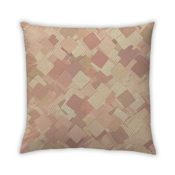 Ahgly Company Outdoor Square Contemporary Throw Pillow, 18 inch by 18 inch