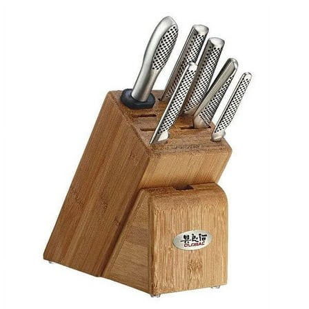 Global Takashi 7Piece knife Block Set,, ()