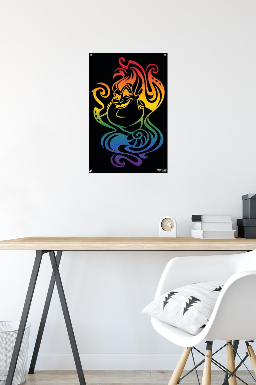 Disney Villains - Ursula Pride Wall Poster with Push Pins, 14.725" x 22.375"