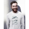 thumbnail image 2 of Cetacea I. Sweatshirt Men -June Erica Vess Designs, Male Medium, 2 of 4
