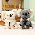 thumbnail image 2 of Preciosos juguetes de peluche de koala australiano, muñecos de peluche de oso koala peludo, almohada de animal suave para amigo, regalo de cumpleaños y Navidad, 2 of 5