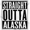 thumbnail image 2 of Funny AK Straight Outta Alaska Womens Slim Fit Graphic Tee Brisco Brands S, 2 of 5
