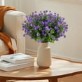 thumbnail image 7 of Xecvkr Artificial Flower Branch Outdoor Fake Plants Spring Summer No Fade Faux Plastic Flower Indoor Garden Patio Window Kitchen Home Decor 6pcs, 7 of 7