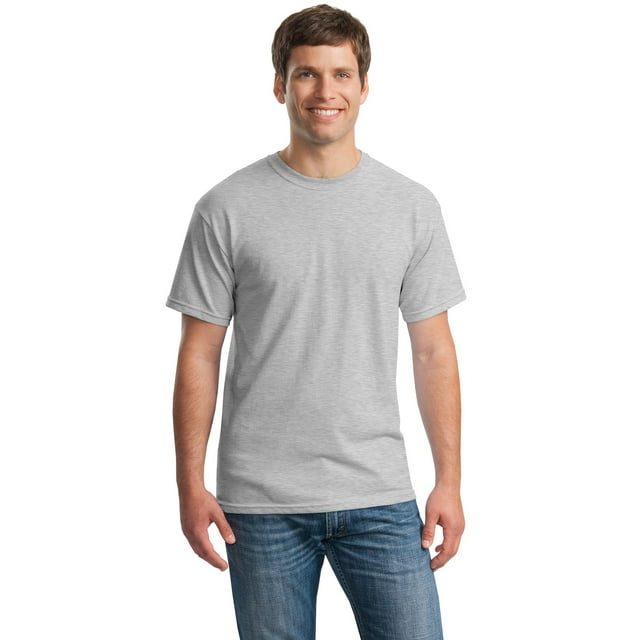 Gildan T-Shirt Col Rond en Coton Épais à Manches Courtes pour Hommes - 5000