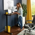thumbnail image 3 of Serta Creativity Electric Height Adjustable Standing Desk Brown, 3 of 8