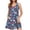 Multicolor-A, variant on Short Dress for Women Sleeveless Crew Neck Floral Casual Print Plus Size Casual Beach Sundresses 2025 2XL