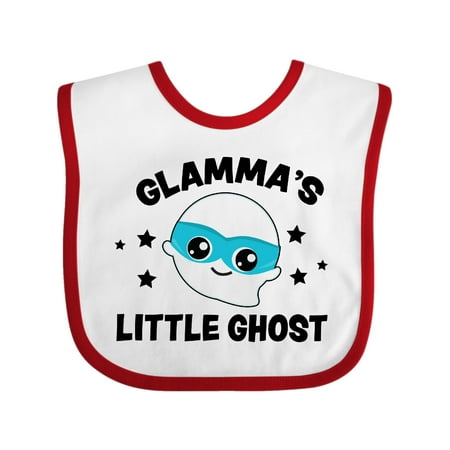 

Inktastic Cute Glamma s Little Ghost with Stars Gift Baby Boy or Baby Girl Bib