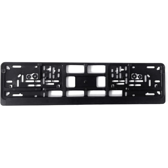 Car Licence Plate Bracket Black Number Plates Holder European License Plate Frame Anticorrosions Frame