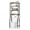 Brown, variant on Gianna Over Toilet Bathroom Organizer, 4-Tier Adjustable Storage Rack, Space-Saving Shelf for Tight Areas, Black