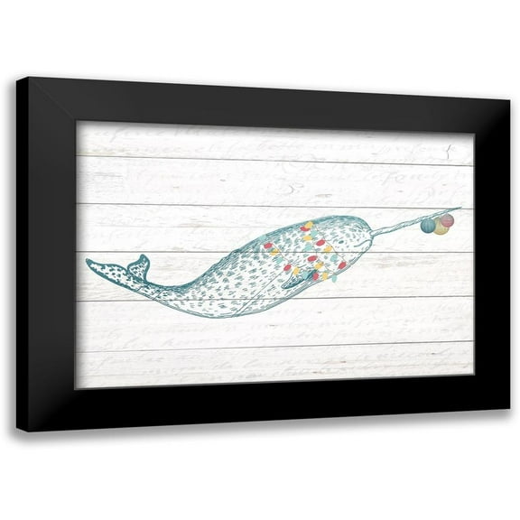 Kimberly, Allen 14x11 Black Modern Framed Museum Art Print Titled - Narwal Christmas