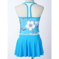 thumbnail image 4 of Alvivi Girls 3PCS Tankini Digital Printed Swimsuit Vest Tops Bottoms Skirt Set Bathing Suit 4-14, 4 of 7