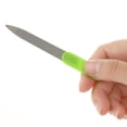 thumbnail image 4 of Cortauñas 3pcs seguridad bebé clip de uñas + tijeras redondeadas + recortador Set acero inoxidable uña del dedo del pie cortador de uñas para recién nacido infantil verde lucky baby Cortauñas, 4 of 7