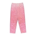 thumbnail image 4 of Daiia Sparkly Pink Glitter Women's Sleep Pant with Pockets and Drawstring,Pajama Pants-XX-Large, 4 of 9