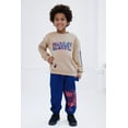 thumbnail image 2 of Marvel Spider-Man Fleece Sweatshirt and Twill Jogger Pants Outfit Set Toddler to Big Kid, 2 of 5