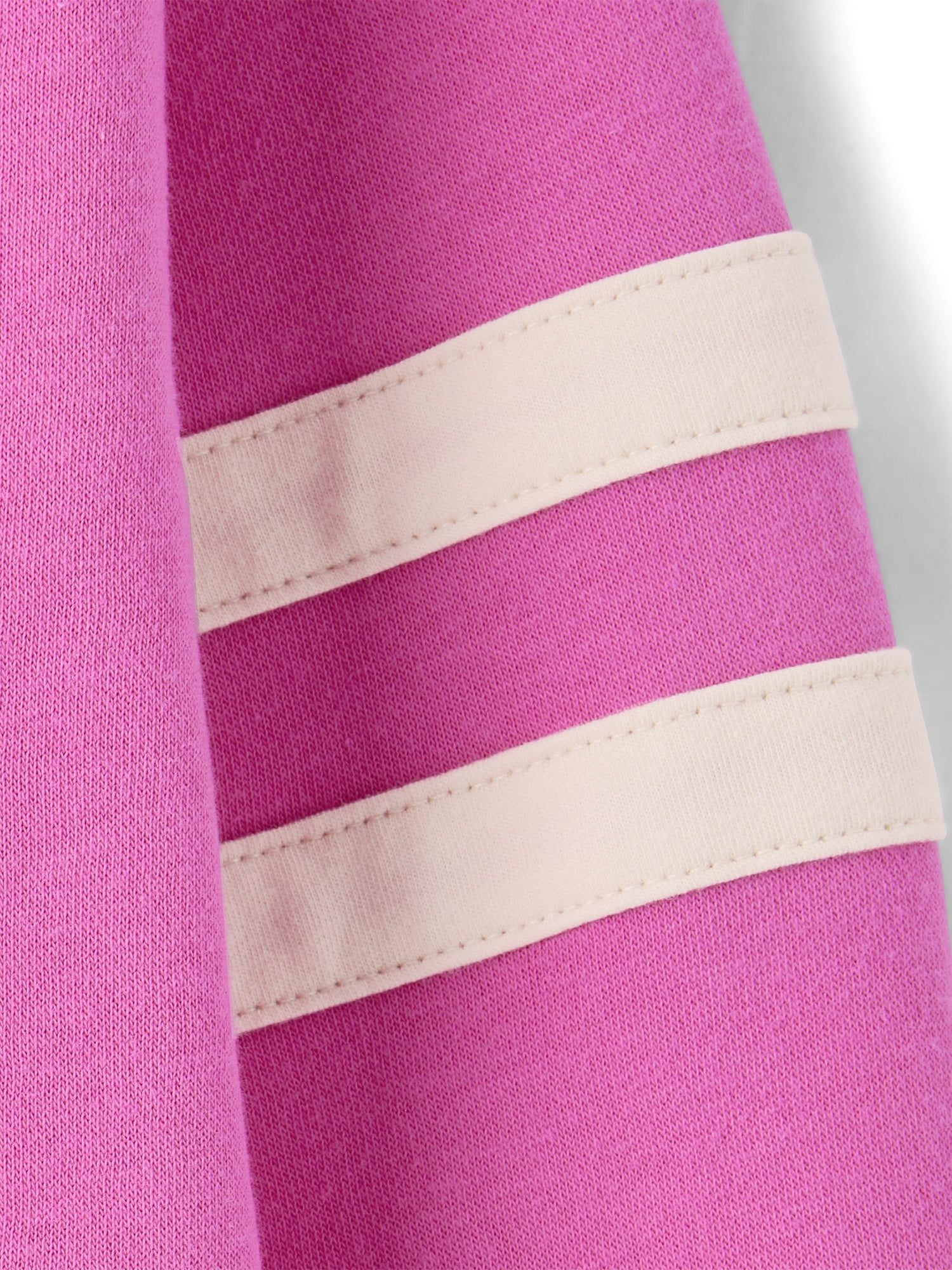 The Children's Place Girls Long Sleeve Varsity Stripe Premium Fleece Hoodie Top, Sizes XS-XXL