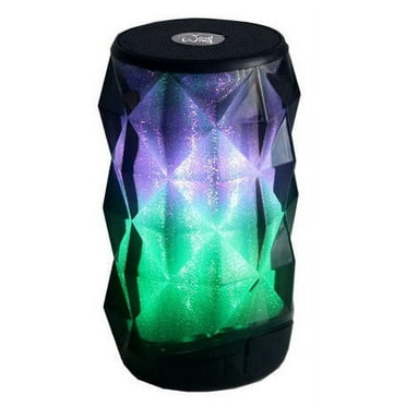 Portable Wireless Speaker w/ Magic Changing Colorful Lights for Sony Xperia XZ2 Premium, XZ2, XZ2 Compact, XA1 Plus (Black)