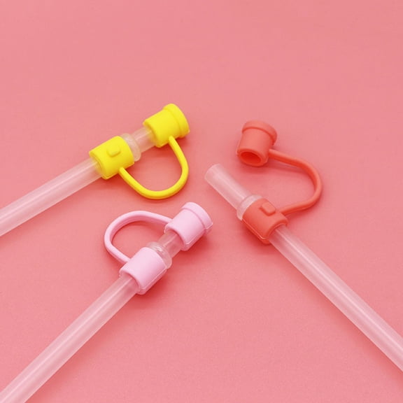 30 Pcs Reusable Silicone Straw Covers for 6-8mm Straws, Straw Caps and Toppers for Tumblers, Drinkware Accessories