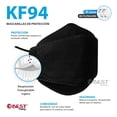 thumbnail image 4 of Best Trading 50 Cubrebocas KF94 Mascarilla de Protección Certificada, Tapabocas tipo Coreano con 4 Capas de Protección contra Partículas, Ajustador Nasal Oculto, Tecnología Ligera (Negro), 4 of 5