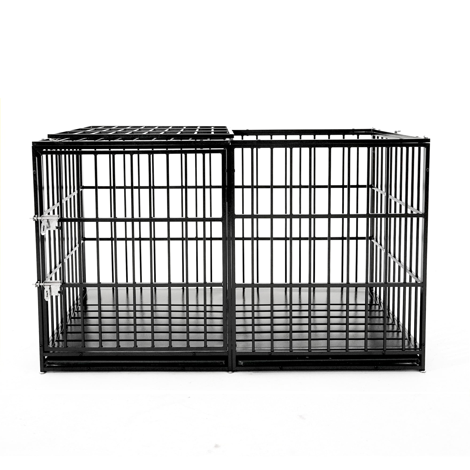 Jopath 61" Extra Large Heavy Duty Dog Crate Dog cage Strong Metal Dog Kennels and Pens Crates for Large Dogs