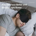 thumbnail image 6 of 3D Sleeping Mask Block Out Light Soft Padded Sleep Mask For Eyes Slaapmasker Eye Shade Blindfold Sleeping Aid Face Mask Eyepatch, 6 of 10