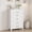 White, variant on EastVita Garvee Farmhouse 45.2 Inch Tall White Freestanding Vertical Dresser with 5 Drawers Wooden Closet Storage Chest for Bedroom Living Room
