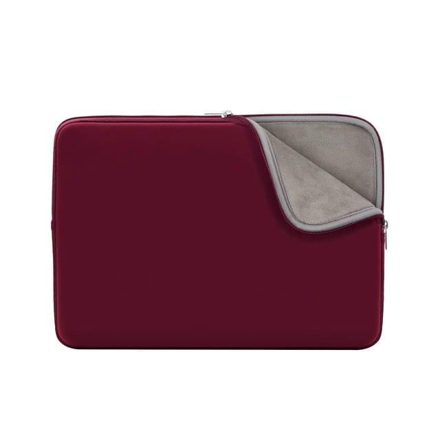 RAINYEAR 16 Inch Laptop Sleeve Protective Soft Case Padded Zipper Cover Carrying Computer Bag Specially Compatible with 2021 2022 New 16" MacBook Pro M1 for Model A2141 A2485(Red,Upgraded Version)