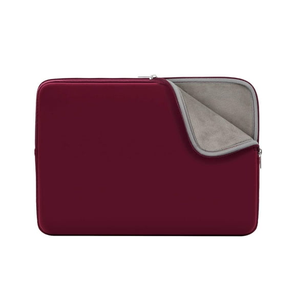 RAINYEAR 16 Inch Laptop Sleeve Protective Soft Case Padded Zipper Cover Carrying Computer Bag Specially Compatible with 2021 2022 New 16" MacBook Pro M1 for Model A2141 A2485(Red,Upgraded Version)