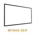 thumbnail image 2 of Mistaha 84 Inch Projector Screen 16:9 HD Foldable Portable Projection Screen Anti-Crease Rear Front Projection, 2 of 8