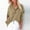 Khaki, variant on Women's Half Button Oversized Hoodies, Casual Long Sleeve Loose Pullover Hooded Sweatshirt Trendy Tunic Blouses