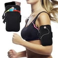thumbnail image 3 of Brazalete deportivo universal para correr, soporte para teléfono móvil, brazalete deportivo para correr, fitness y entrenamientos en el gimnasio., 3 of 8