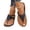 Blue_031, variant on Domuza Womens Orthopedic Sandals Non Slip Slip on Arch Support Flat Wedge Sandals Lightweight Walking Shoes 2026 Beach Foam Shoes Blue 6.5(EU-37)