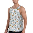 thumbnail image 2 of Haiem Carrot Rabbit Men Workout Tank Top Gym Bodybuilding Sleeveless Muscle T Shirts Athletic Tank Breathable Workout Shirt-Medium, 2 of 9