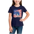 thumbnail image 5 of Odeerbi Toddler Kids Boys Girls 4th of July T-Shirt Short Sleeve American Flag Graphic Tee, 5 of 6