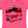 thumbnail image 4 of Inktastic My Yaya Loves Me with Cute Ladybugs Boys or Girls Baby Bodysuit, 4 of 5