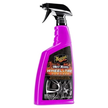 Meguiar's Hot Rims Wheel and Tire Cleaner, G9524, 24 oz, Spray