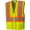 Yellow, variant on Portwest US371 Tulsa Contrast Hi-Vis Mesh Safety Vest Yellow, Large