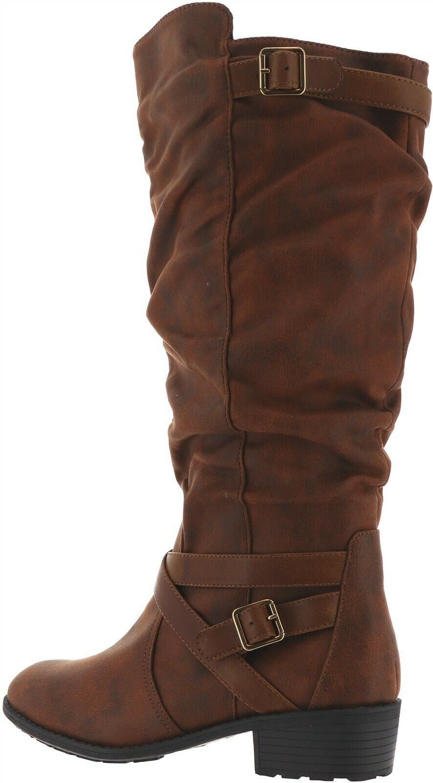 st johns bay womens duluth block heel riding boots