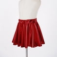 thumbnail image 5 of YiZYiF Girls Gymnastic Ballet Dance A-Line Circle Skirt Juniors Bronzing Cloth Pleated Mini Skirt,Sizes 2-16, 5 of 7