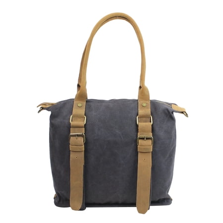Vagarant Traveler Classic Canvas Shoulder Messenger Bag CM12.GRY