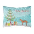 thumbnail image 1 of "Treasures BB8439PW1216 Cojín decorativo de tela de lona Rhodesian Ridgeback, árbol de Navidad" Caroline's Treasures BB8439PW1216, 1 of 1