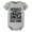 BY0058-Grey, variant on I Get My Awesomeness From My Grandpa Newborn Romper Boy Short Sleeve Going Home Newborn Outfit Girl White Baby Boy Winter Out