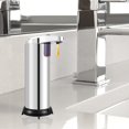 thumbnail image 2 of Automatic Soap Dispenser 280ml/9.56oz 3 Adjustable Level Motion Sensor Smart Hand Sanitizer Dispenser Stainless Steel Body with Waterproof Base for Bathroom, 2 of 10