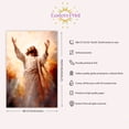 thumbnail image 3 of Eastern Print, The Glory Of Jesus Christ Poster, Jesus Christ Wall Decor, Jesus Christ Decor, Religion Bible Poster, Printable Wall Art Decor For Church Bedroom Living Room, UNFRAMED 20x30, 3 of 4