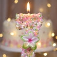 thumbnail image 5 of Numeral Birthday Candles, Cute Dinosaur Theme Smokeless Non-Toxic Wax Cake Topper for Boys 1st Birthday Party Celebration Supplies, G, 5 of 7
