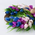 thumbnail image 2 of Wreath Artificial Hanging Wreath for Front Door Wall Tree Party Shop Window Decoration, 2 of 5
