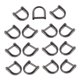 thumbnail image 5 of unbranded 15Ud Hebillas D Metálicas Negras Para Fabricación De Bolsos Y Llaveros Con Único, 5 of 8